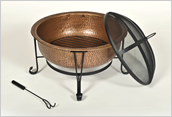 100% Vintage Copper Fire Tub