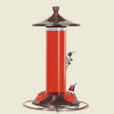 Birdscapes&reg; Brushed Metal Hummingbird Feeder, 710