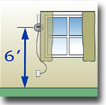 radial controller placement