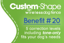 Custom Shaped Wireless Fence Benefits