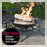 CobraCo® Round Cast Iron Copper Finish Fire Pit Bowl