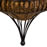 CobraCo® Queen Elizabeth Parasol Style Hanging Basket, Bronze