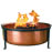 CobraCo® Hand Hammered 100% Copper Fire Pit Tub